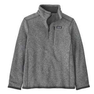 Patagonia Kids Better Sweater 1/4 zip fleece Grey Size Medium